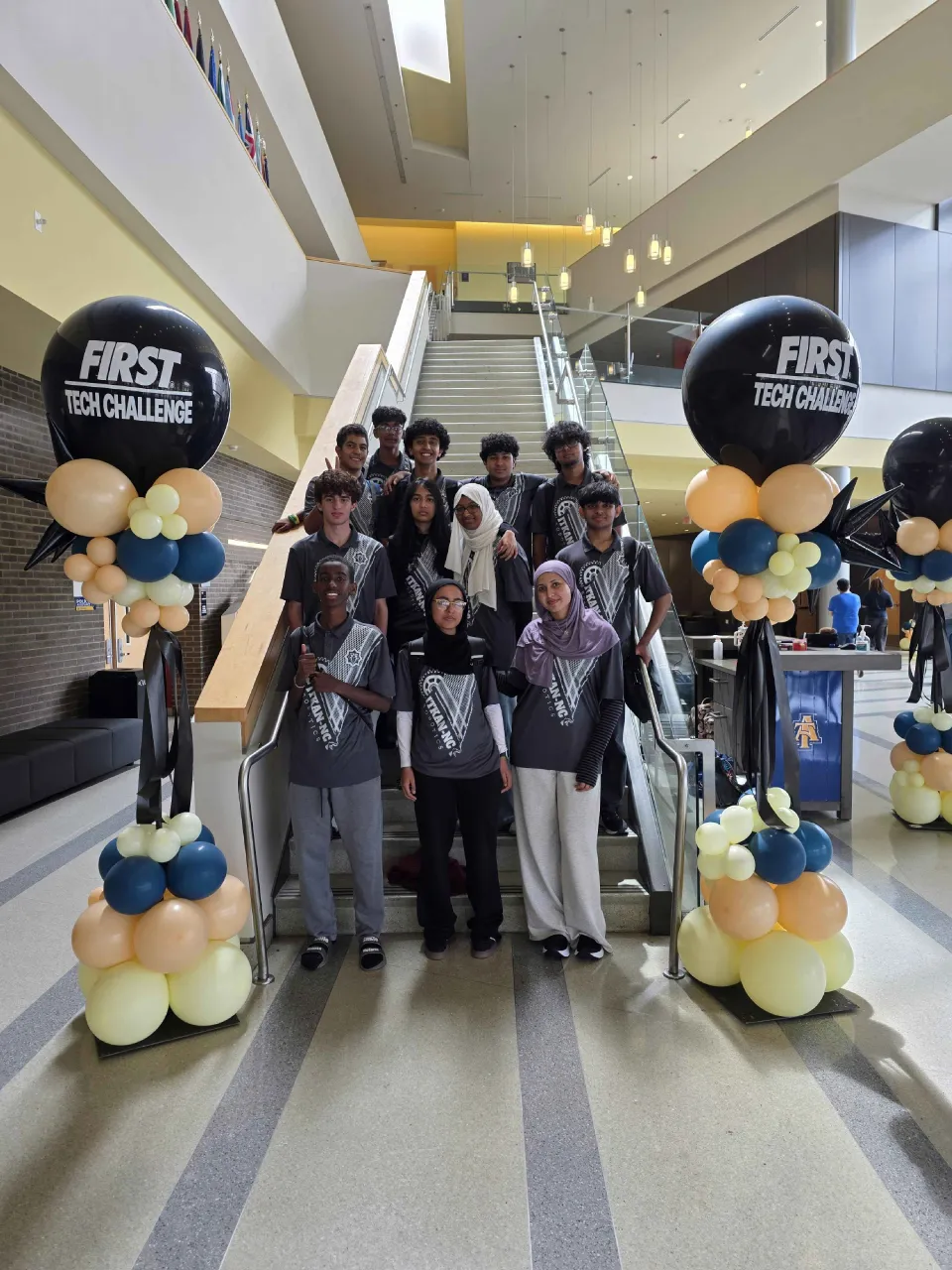 Our Robotics Team Working
